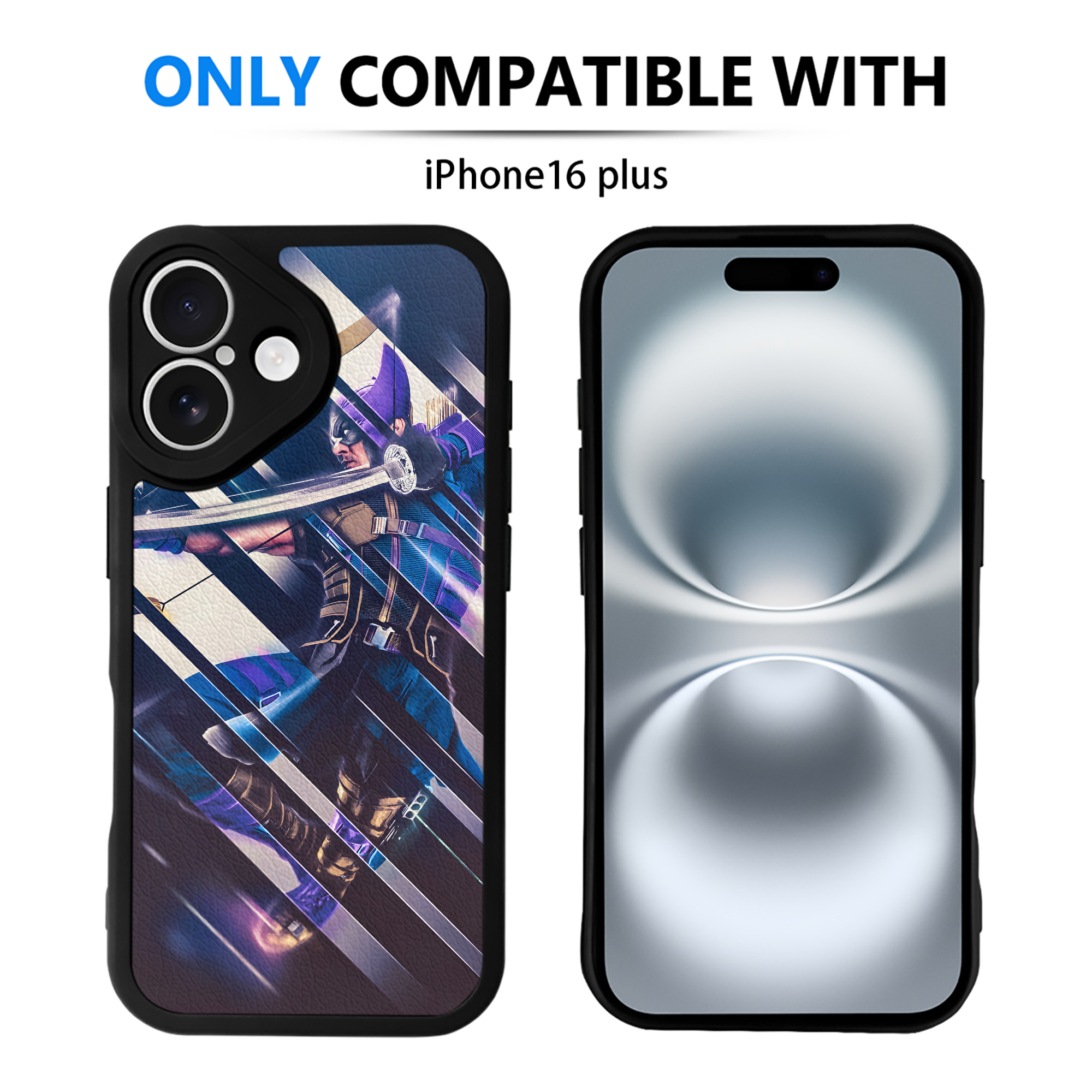 （画像用） アベンジャーズ The Avengers 【iPhone 16シリーズ対応】シリコンスマホケース（レザー調） 材質：シリコン